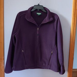 *price Drop* L.L. Bean Polartec Fleece Full Zip Jacket, women's size M